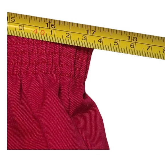Priority One Red Stretch Band Waist Pants - Picture 5 of 8